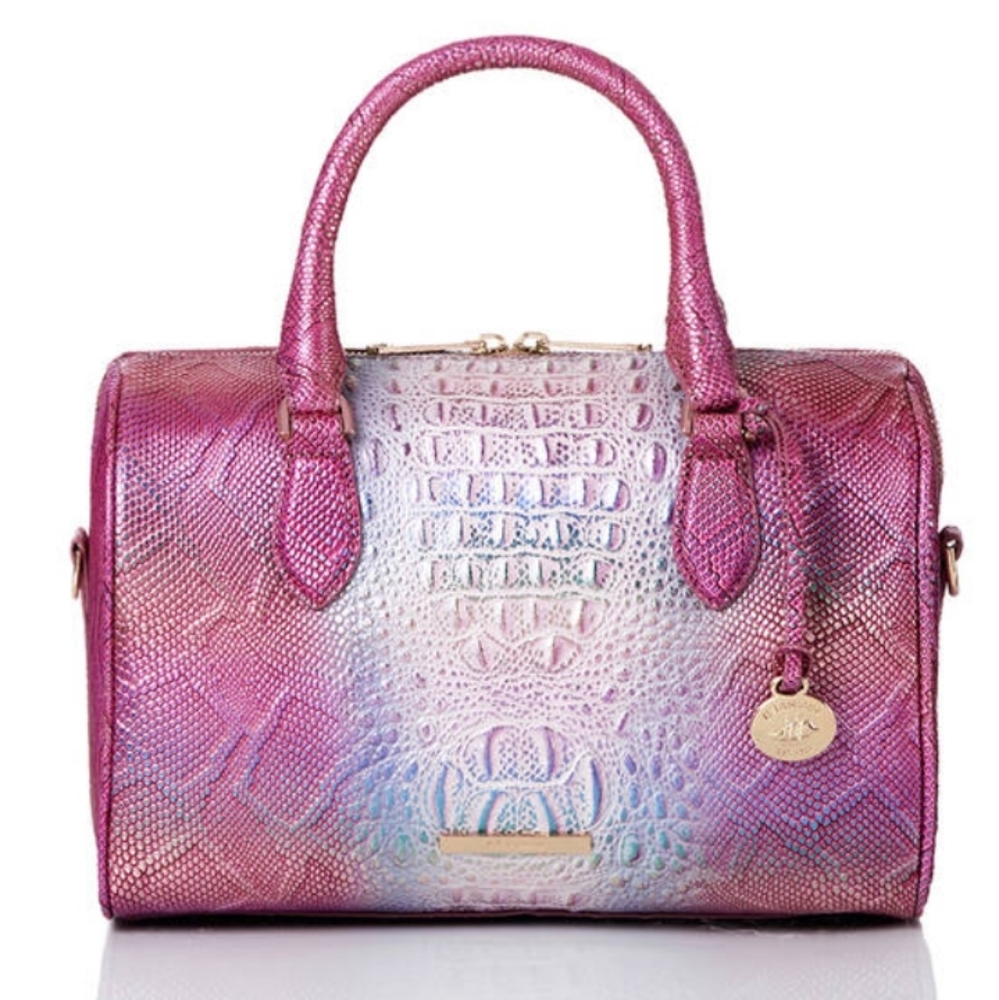 NWT🫦 BRAHMIN Sundial Collection Stacey Multi Top Zip Satchel Bag - Picture 8 of 16